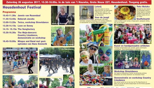 Heusdenhout Festival, een leuke dag voor jong en oud